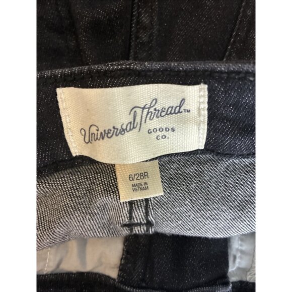 Universal Thread Womens Size 6 Black High Rise Skinny Jeans Stretch Denim Casual - Picture 5 of 6